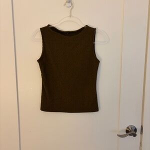 Uniqlo Brown Tank Top Size S
